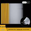 A4 Transparent Lever Arch File - Thickened PP Document Folder for Office, Resume, or Student Papers