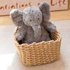 Cute Elephant Plush Toy Soft Stuffed Plushies Home Sofa Throw Pillow Ornament Gifts Ideal For Girls Children Infant Sleeping Animal Dolls