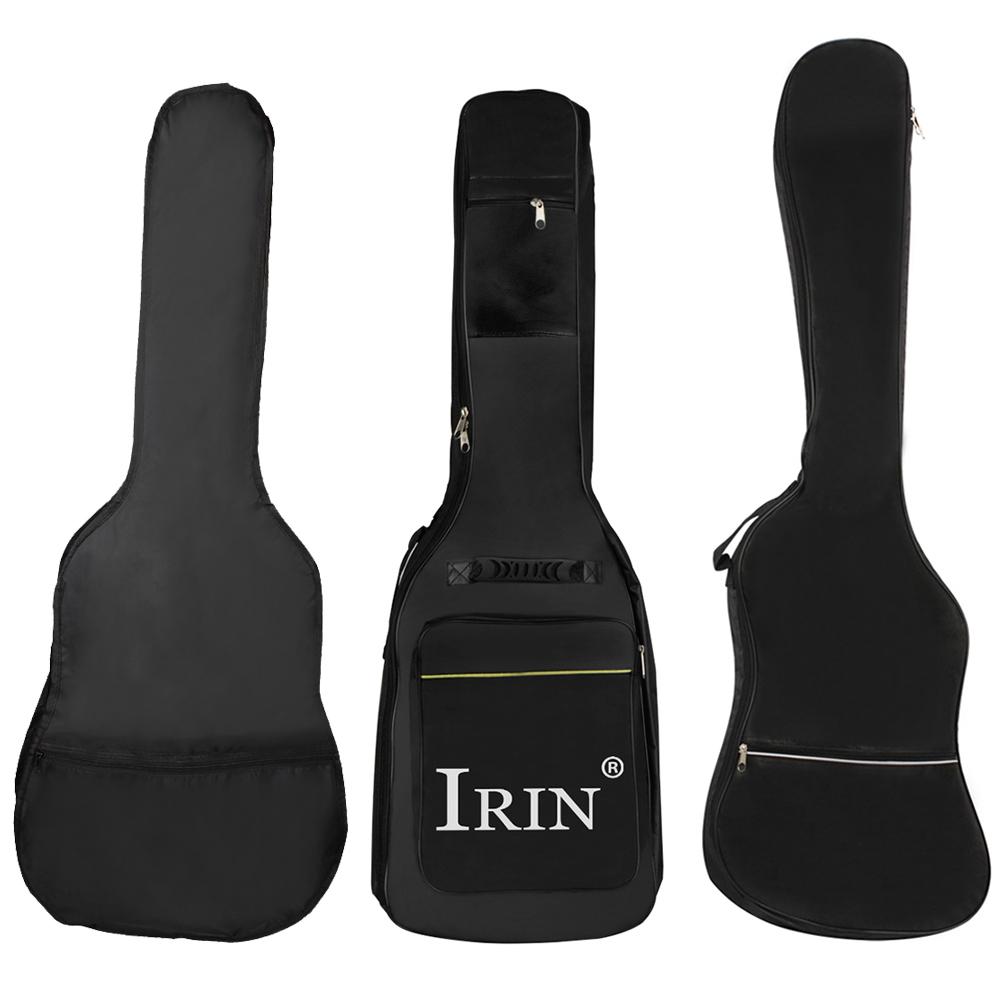 IRIN 38/41 Calowy Futerał na Gitarę Torba na Gitarę Akustyczną Klasyczną Elektryczną 4/5 Strun Plecak na Bas Elektryczny Części i Akcesoria do Gitary