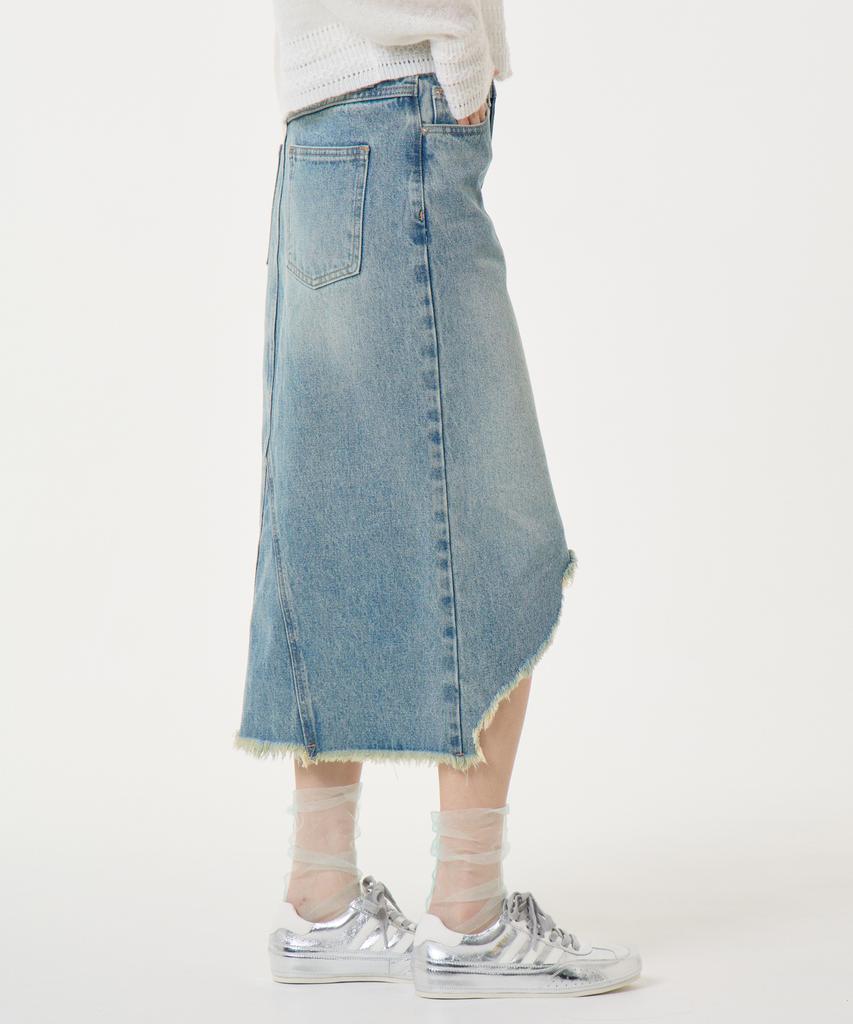 Unknown Planet Lau Denim Skirt Blue