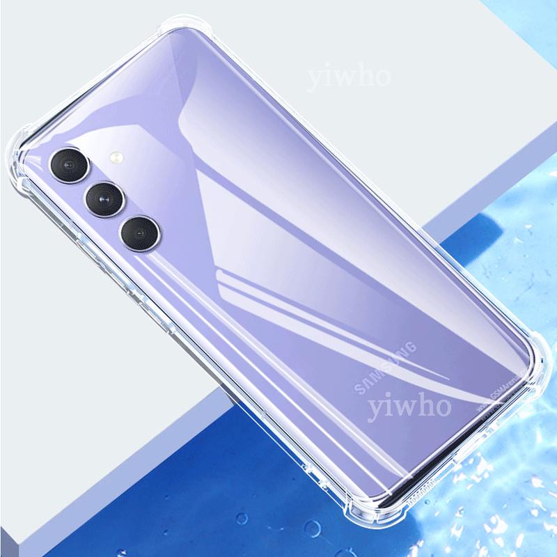 Luxury Clear Soft Silicone Case for Samsung Galaxy A54 Shockproof Transparent 6.4" SM-A546 A 54 5g Mobile Phone Cases Back Cover