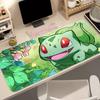 Anime Mouse Pad Pokemon Bulbasaur Large Gamer Gaming Accessories Speed Keyboard Rubber Lock Edge Desk Mat Office Laptop Mousepad