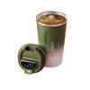 Căni de cafea inteligente cu perete dublu, ceașcă izolată din oțel inoxidabil cu capac, afișaj pentru temperatură pt