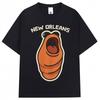 Funny Marcus The Worm New Orleans Meme Tshirt Men Women Humor Popular Short Sleeve Oversized Cotton Casual T Shirts Streetwear