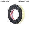 Window Door Weather Stripping Rubber Strip Tape Seal Strip Single Sided Adhesive Foam Sponge