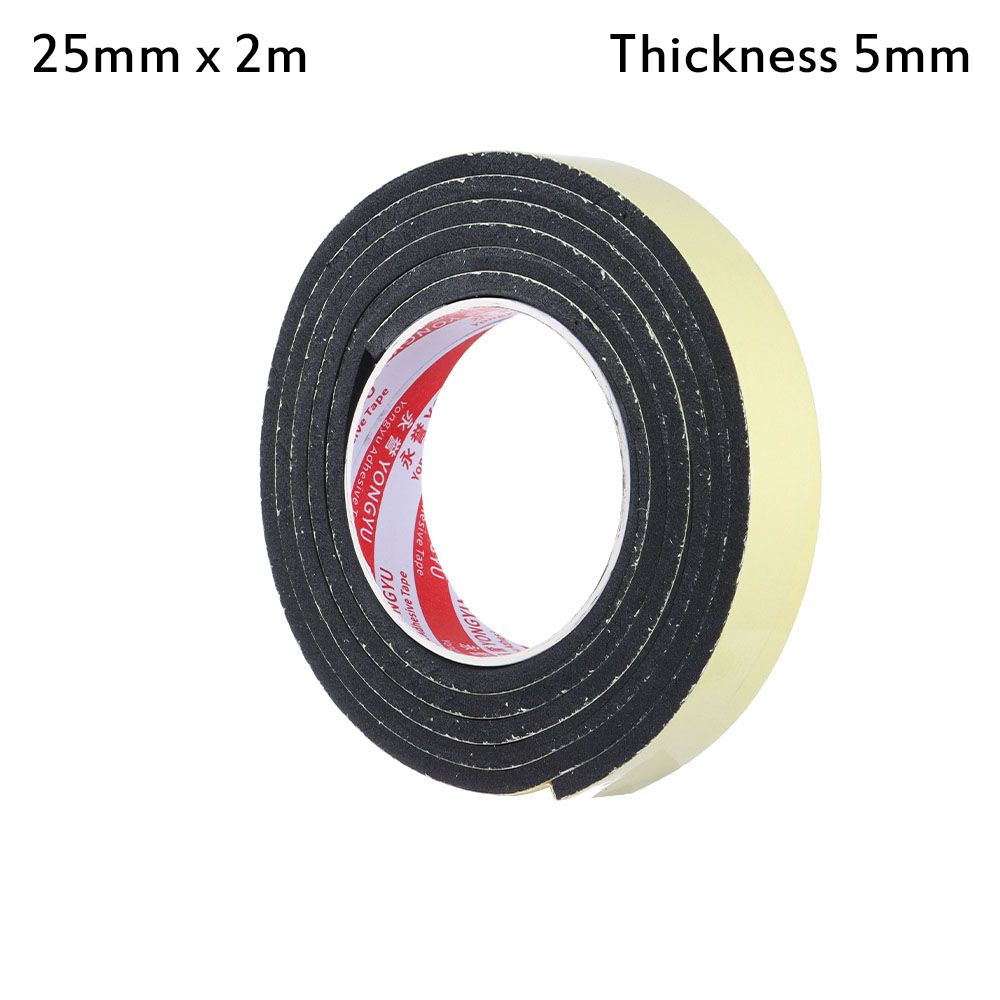 Window Door Weather Stripping Rubber Strip Tape Seal Strip Single Sided Adhesive Foam Sponge