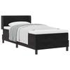 Box Spring Bed with Headboard Black 200 X 80 Cm Velvet