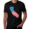 Th of July California State Outline American Flag TShirt PerforUnisexce Dry Fit TShirt