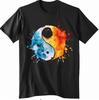 Yinyang Yoga Zen Yin Yang Meditation Tshirt Chinese Kung ...