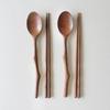 Ensemble de cuillères en bois de rose Romwood en forme de branche