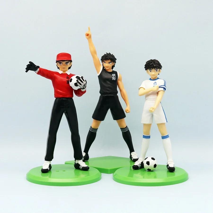 Captain Tsubasa Anime Figure 18cm Ozora Tsubasa Action Figures Hyuuga Wakabayashi/ KojirouGenzou Gift Collection Model Toys
