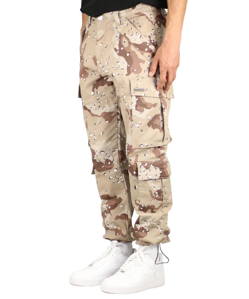 Pantalon cargo Haipeodenim Desert à 8 poches