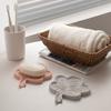 Draining Soap Dish Flower Shape Non-Slip Soap Tray Extend Soap Life Easy Cleaning Soap Box Bathroom Kitchen Accessories