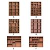 Compartments Miniature Trinket Shelf Variety Grids Dollhouse Shelf NEW Mini Jewelry Holder  Toy