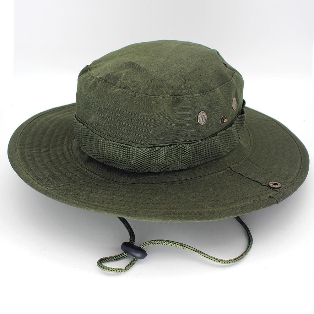 Unisex Outdoor Camouflage Boonie Hat for Camping, Fishing, and Travel - Sun Protection Included