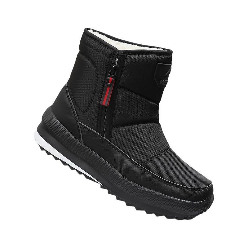Cotton shoes winter men's shoes piled thickened warm shoes cotton boots soft sole non-slip wear-resistant bread snow boots