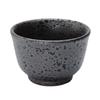 Mino Ware Sake Cup Approximately 80ml Microwave and Dishwasher Black Crystal Made In (guinomi), Capacity, Safe, Finish, Japan. (Item Number