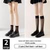Summer Black Over-the-Knee High-Transparency Socks - Mid-Tube JK Uniform Style for Female Students