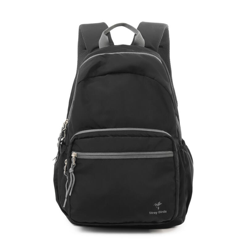 Leichter faltbarer Nylon-Rucksack für Damen Herren – Kompakter Reise- und Outdoor-Rucksack mit mehreren Taschen