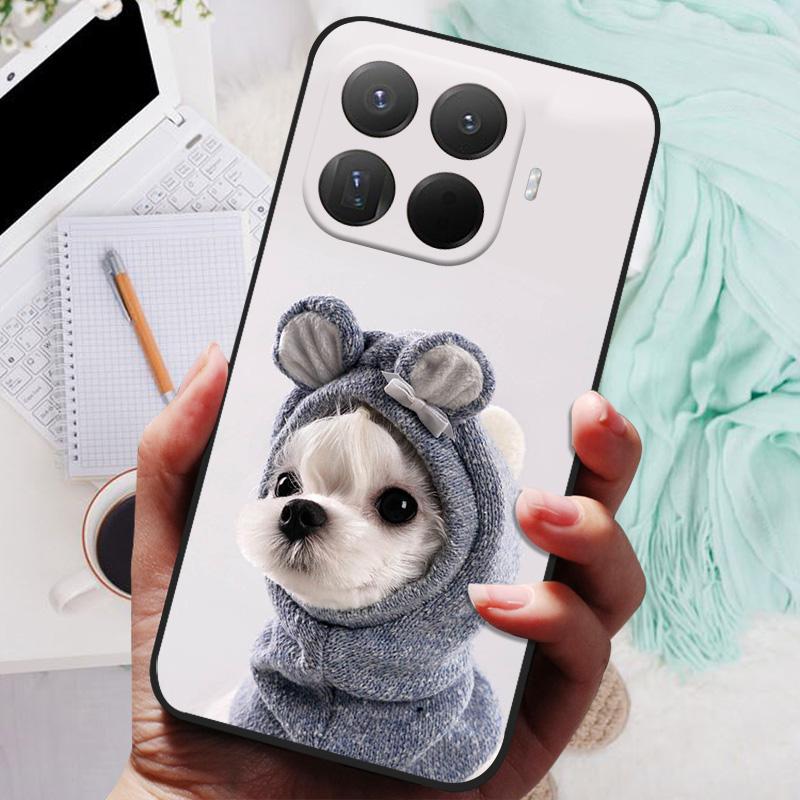Xiaomi 15T Pro tok Oroszlán Farkas Szilikon Puha Hátlap Xiaomi Mi 15T Pro Telefon Tokhoz 15TPro Védő Ház Fundas Coque