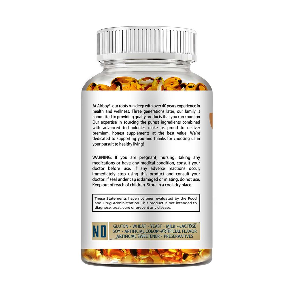 Airboy 100mg Ubiquinol CoQ10 Capsules - Heart Health