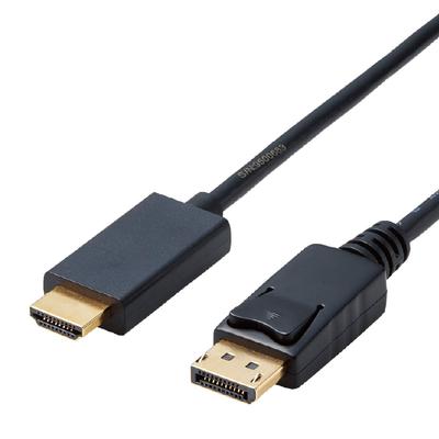 Elecom Převodní kabel HDMI na DisplayPort, 1,0 m, Černý, CAC-DPHDMI10BK