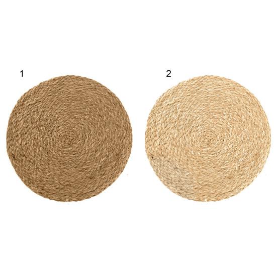 Handmade Woven Dinner Mat Long-lasting Insulated Straw Table Mat Household Supplies