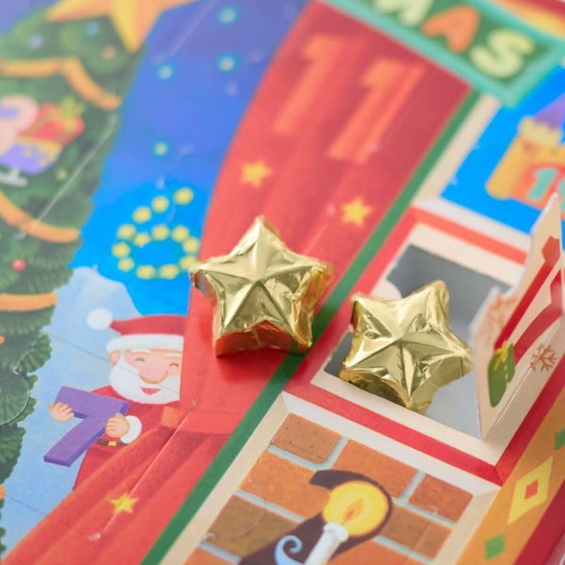 Morozoff Holiday Sweet Advent Calendar, 2025 Edition, Christmas Chocolate, Christmas Package, Xmas Sweets, Gift, 1 Box