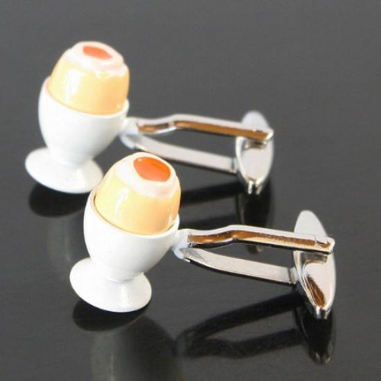Kamakura Cufflinks Workshop Boiled Egg Cufflinks Cf1145