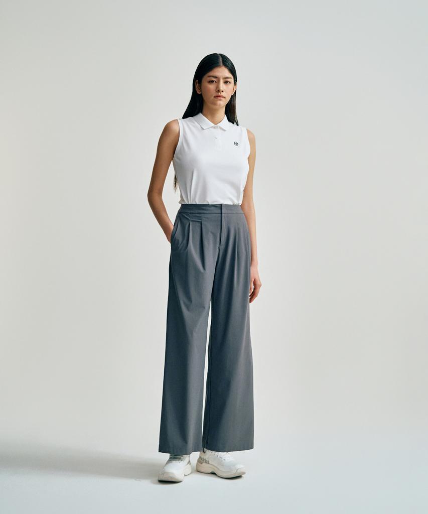 SERGIO TACCHINI W Tricot Relaxed Fit Pintuck Pants