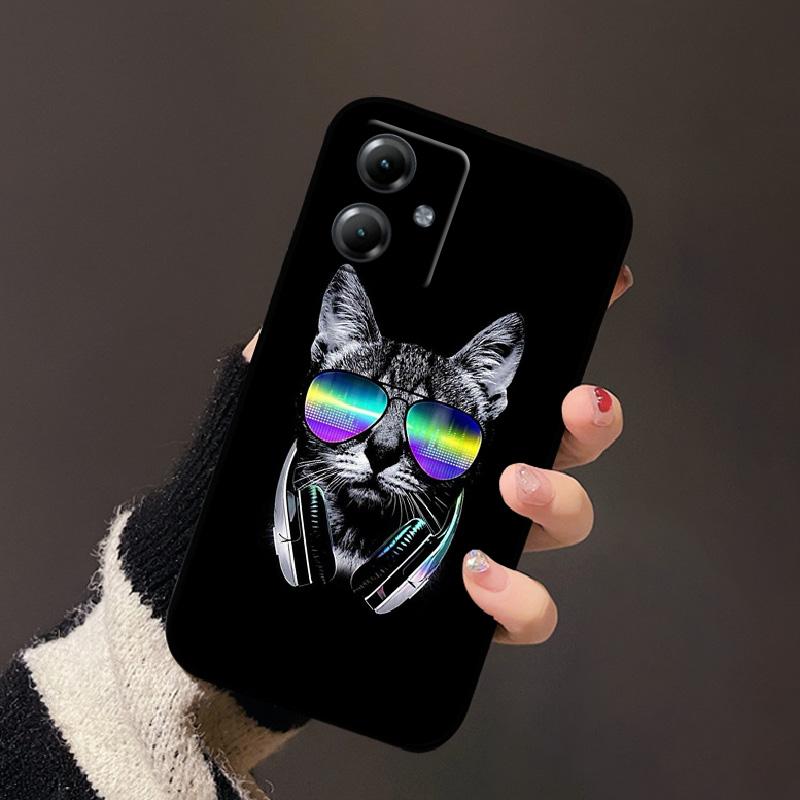 Pre Motorola Moto G14 4G G75 G35 G55 G85 5G Puzdro Módne Mäkké Silikónové Zadný Kryt Telefónu Čierny Nárazuvzdorné Ochranné Fundas Coque