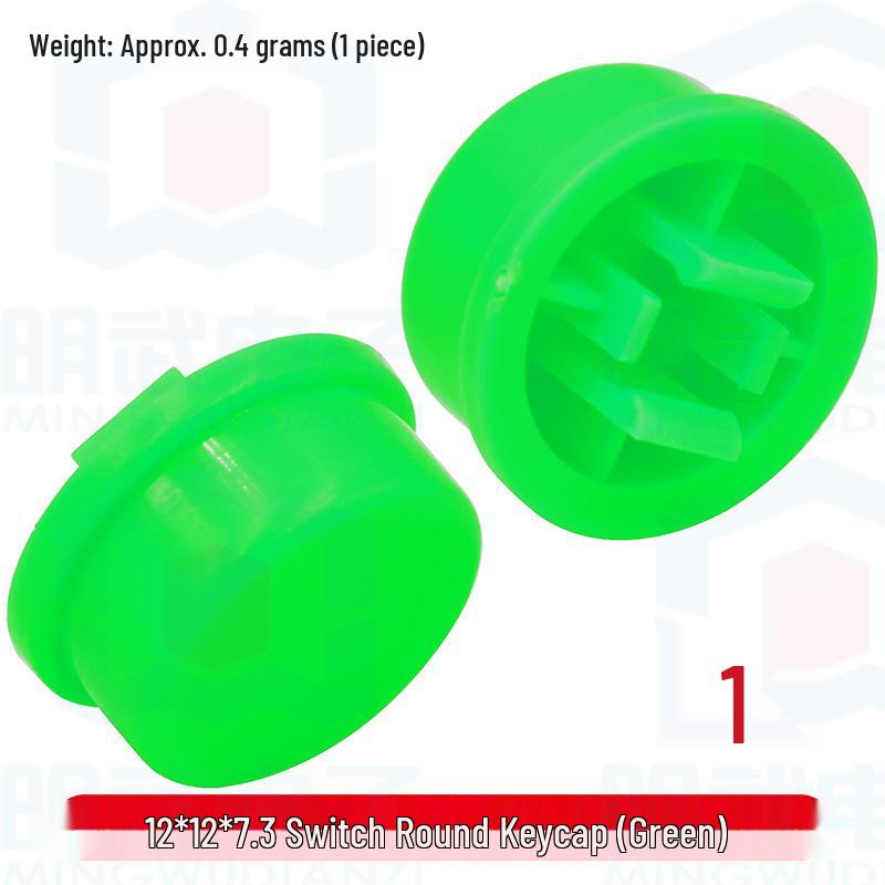 Mingwu Electronics Colorful Round Keycap Switch Caps - B3F Plastic Accessories