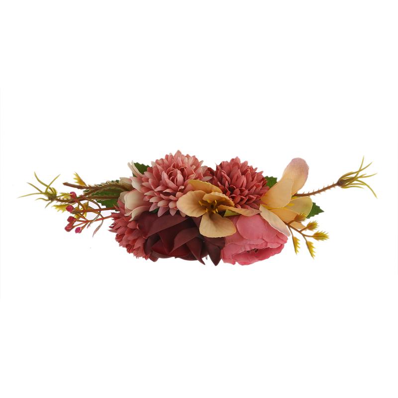 Fabric Flower Hair Combs Women Hair Clips Flora Hairpin For Wedding Bridal Hair Accessories Party Headwear
