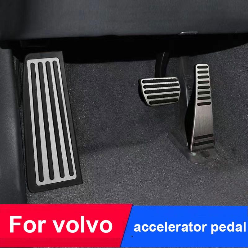Auto Gasbremse Pedal Fußstütze Pedalplattenabdeckung für Volvo XC60 XC90 S90 v90 s60 v60 xc40 Zubehör 2022-25