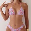 Strap Print Bikini Swimsuit Feminine Beach Spa