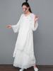 Women's Zen-Inspired Summer Hanfu Skirt - Retro Chinese Style