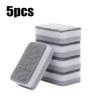 5 Pièces Éponge de Nettoyage Double Face Tampon à Récurer Ménager Lingette de Cuisine Éponge Réutilisable pour Vaisselle Serviettes de Nettoyage de Vaisselle Accessoires