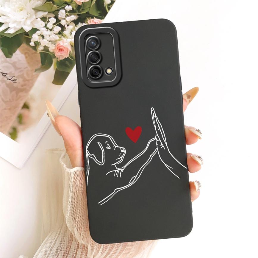 Case For OPPO A74 4G Cover A95 4G CPH2365 Lovely Cartoons Painting Soft Back Cases For OPPO F19 F 19 s Phone Len Proective Capa