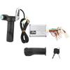 1000W Motor Brushed Speed Controller & Battery Display Throttle Twist Grip with Lock 48V