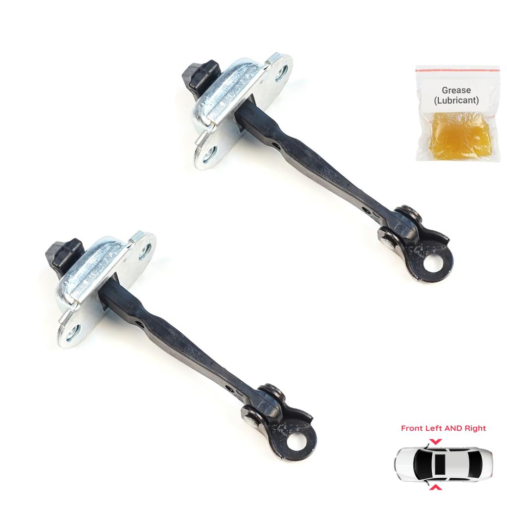EDP1683-1 2 Pieces Front Door Hinge Brake Stop Check Assy Limiter Strap for Mitsubishi Outlander MK3 GG GF ASX MK1 GA Delica D:5 RVR MK3 GA 5702A239