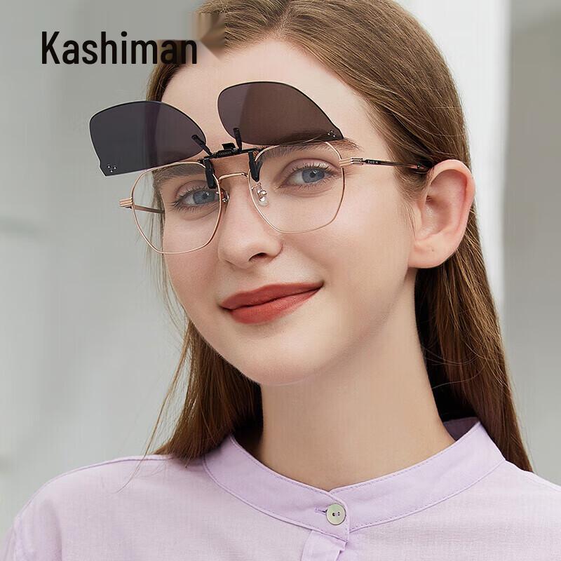 CASHMAN Retro Cat Eye Polarized Clip-on Sunglasses