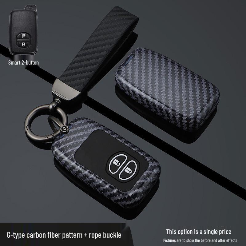 Compatible Key Shell Cover for Toyota Crown, Reiz, Prado, Land Cruiser, Camry
