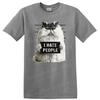 Antisocial Cat I Hate People T Shirt Funny Grumpy Introvert Meme Kitty Tee Gift