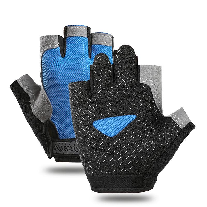 Anti Slip Shock Breathable Half Finger Gloves Breathable Biking Gloves Fitness Gym Bodybuilding Crossfit Exercise Fitness A Practical Use