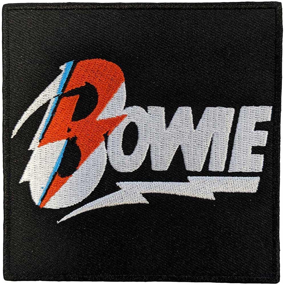 David Bowie Diamond Dogs Flash Woven Logo Iron On Patch