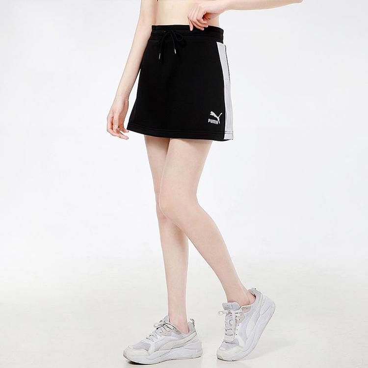 Puma Casual Sporty Breathable Knitted Shorts Women Bottoms Black 532293-01