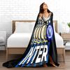 Inter Milan Logos Blanket for All Seasons Blanket Lunch Break Throw Gift