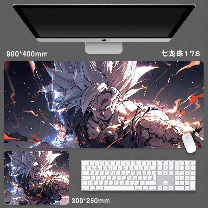 High Quality Japanese Animation Seven Dragon Ball Mouse Pad Oversized Boys Animation Two-dimensional E-sports Game Computer Keyboard Student Desk Pad