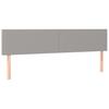 Box Spring Bed with Mattress Light Grey 160 X 200 Cm Fabric