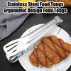 Serving Tongs Stainless Steel Food Tongs Heat Resistant Kitchen Tongs Easy To Clean Buffet BBQ Tongs Kitchen Utensil